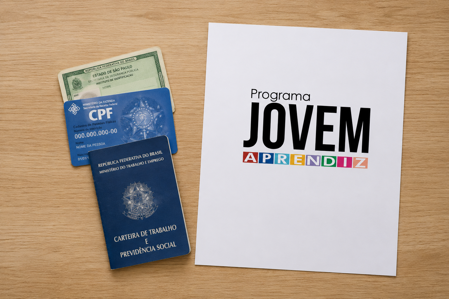 Quais documentos são necessários para Jovem Aprendiz